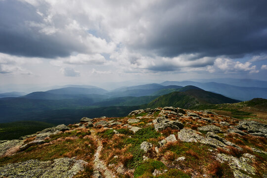 View from Mount Monroe, White Mountains, New Hampshire 