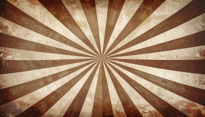 Vintage radial sunburst design