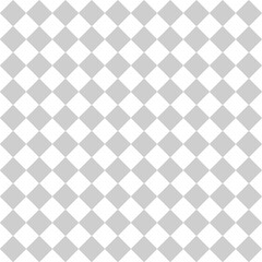 Fototapeta premium Grey and White Checkerboard Seamless Pattern