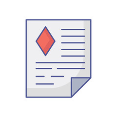 Agreement Vector icon which can easily modify or edit