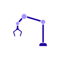 Icon a robotics, isolated against a clean background.