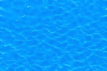 Fototapeta premium Clear Blue Water Surface