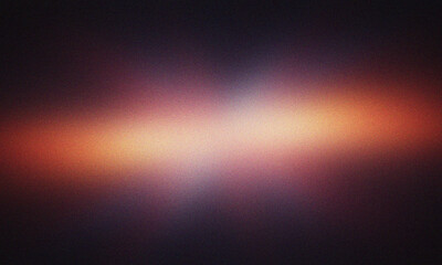 Horizontal light streak with orange and yellow tones on a dark textured background