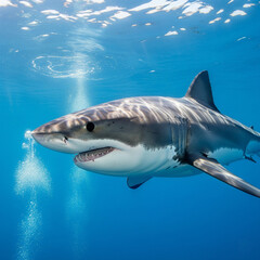 Shark Underwater Close-Up