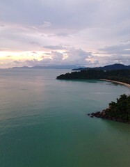 Fototapeta premium Coastal Sunset View
