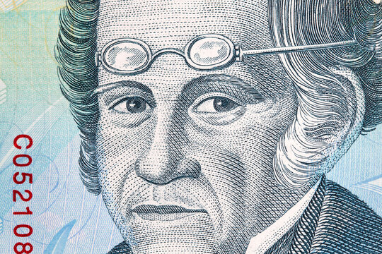 Simon Rodriguez a closeup portrait from Venezuelan money