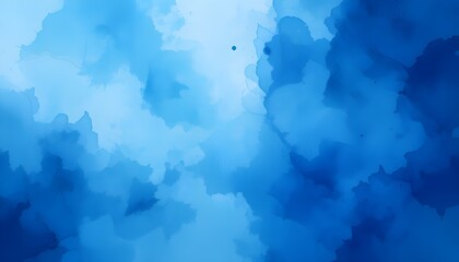 Soft Blue Watercolor: Elegant Abstract Background for Creative and Digital Designs
