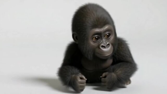 Niedliches Gorillababy