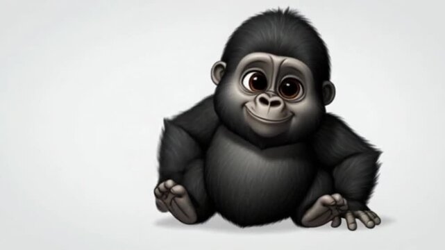 Niedliches Gorillababy
