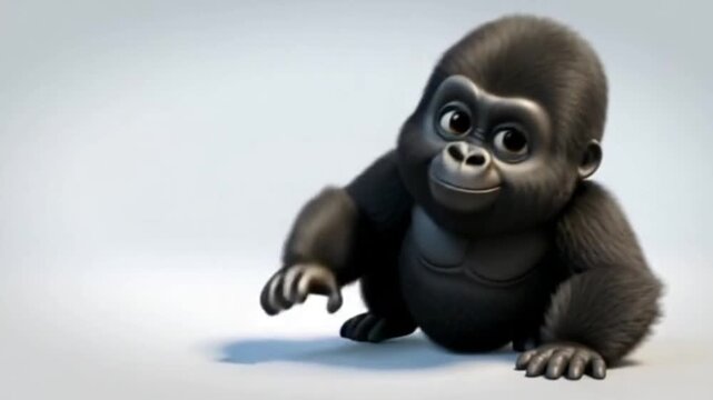 Niedliches Gorillababy