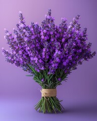 Fototapeta premium Lavender Bouquet A Purple Paradise