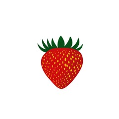 Juicy Strawberry Clipart Summer Fruit Vector Artwork