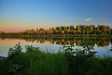 Summer evening on the Belaya River.