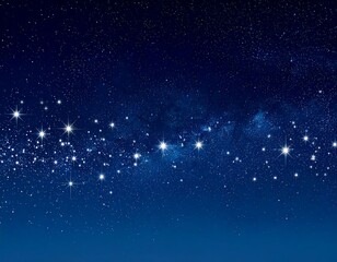 Obraz premium Night sky with stars and milky way