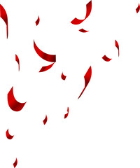 Colorful Red Confetti Background