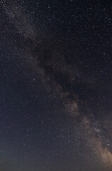 The Milky Way in the night sky