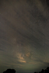 The Milky Way in the night sky