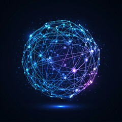 Abstract Futuristic Sphere Design