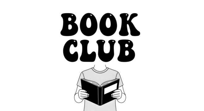 Join the book club and share the joy of reading together, great for library and school events