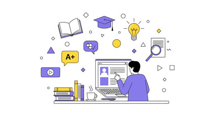Engaging in remote learning, fostering academic growth, and creative thinking