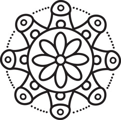 Floral Mandala Art and Decorative Patterns