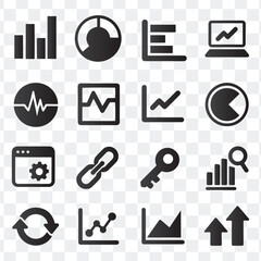 Business and Data Analytics Icon Set