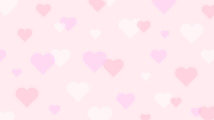 Cute and pop simple heart background