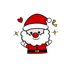 santa claus with gift