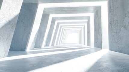 Obraz premium Concrete interior space