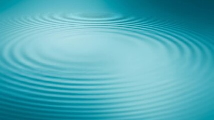 Gentle Ripples on Tranquil Blue Surface, Abstract Water Motion Background - Powered by Adobe