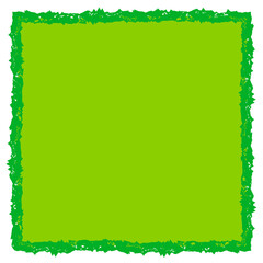 Obraz premium color-filled frame with contrasting colored grunge or eroded edge for your text or graphic 