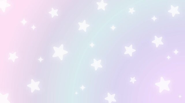 A simple and cute background with a pastel color gradient star