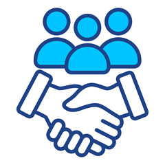 Handshake Simple Vector Icon Collection