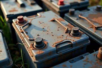 Used car batteries automotive battery recycling lead acid battery disposal and replacement service needed