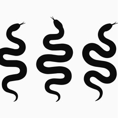 Fototapeta premium vector illustration of a set of black and white icons