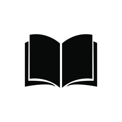 Open book icon offers a clean, minimalist design, ideal for educational materials, websites, or apps related to reading, learning, or knowledge sharing.