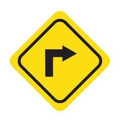traffic sign vector, highway warning