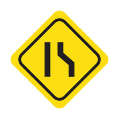traffic sign vector, highway warning