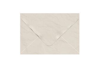 Vintage realistic envelope, old paper texture