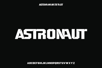 Display modern alphabet font vector design suitable for headline, poster, logo, magazine and more