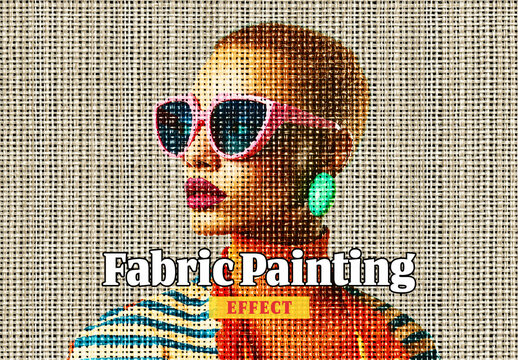 Fabric Painting Photo Effect