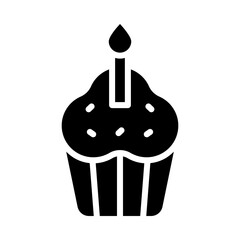 Cupcake with Candle