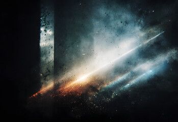 Grainy Film dust texture overlay for a retro effect.Grunge old film grit, grai, and scratches. Empty vinage background for grungy esign. Abstract light leak overlay effect, noise texure