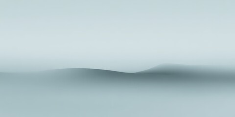 Fototapeta premium Soft Minimalist Landscape with Gentle Curves and Calm Tones