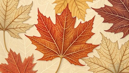 Ai generated image of intricate botanical pattern with detailed leaves and floral elements