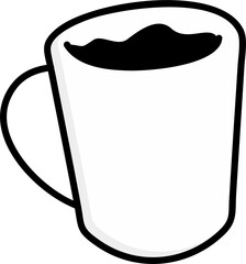 minimalist coffee illustration