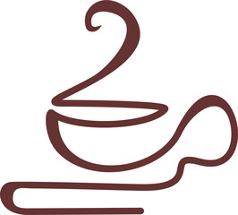 minimalist coffee illustration