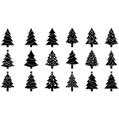 christmas icon set