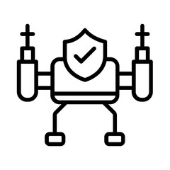 Fototapeta premium Security Drone