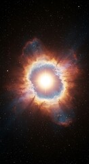 Fototapeta premium Cosmic Dawn's Embrace